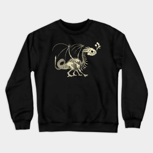 Undead Spooky Dragon Crewneck Sweatshirt